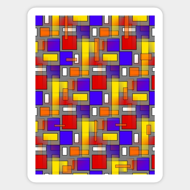 COLOR Mix Abstract Art Sticker by SartorisArt1